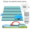 Outdoor Picnic Blankets, Waterproof Sandproof Portable Blankets, Foldable and Lightweight for Spring Summer Camping, Beach, Park