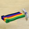 100/50pcs 15*1.2cm/5.9in*0.47in T-type Cable Tie Wire Reusable Cord Organizer Wire Colorful Computer Data Cable Power Cable Tie Straps